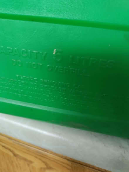 Photo of free Petrol can for unleaded (California DE22) #3