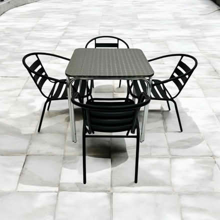 Photo of Garden table and chair (Tw15 1pb) #1