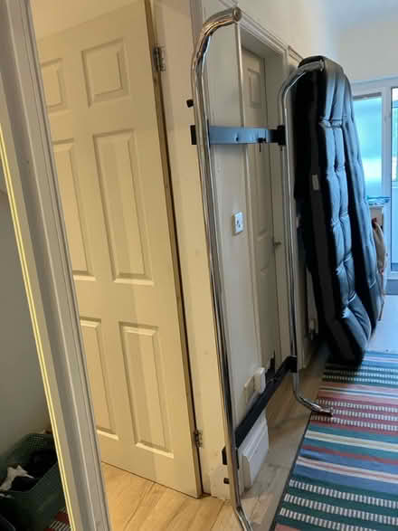 Photo of free Black leather sofa bed (Manchester M21) #3