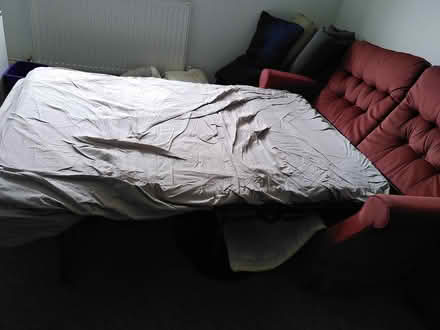 Photo of free Red Sofa Bed (Heath and Reach, LU7) #3