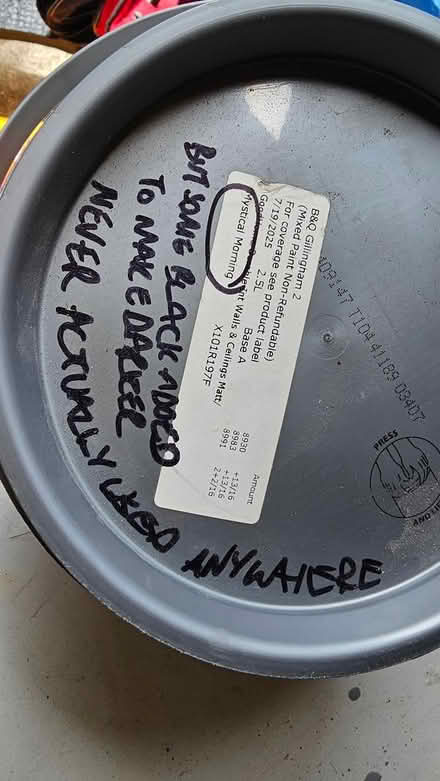 Photo of free 2.5L paint mid grey colour (Wigmore, Gillingham) #4