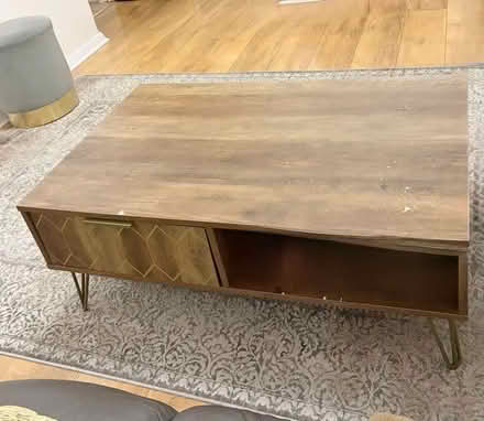 Photo of free Wooden storage table (Debden IG10) #2