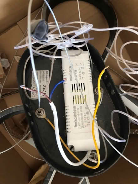 Photo of free Black ceiling light (Horsebridge SY5) #3