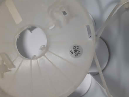 Photo of free Plastic 'flower' lamp shade, white (Edinburgh EH17) #3