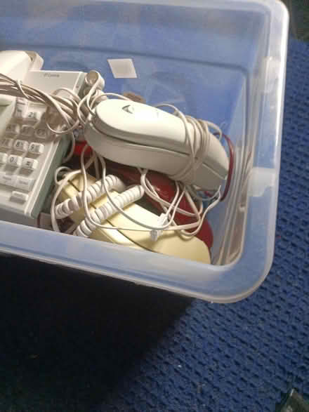 Photo of free Box Of Assorted Landline Phones (Norwich South: NR2) #1