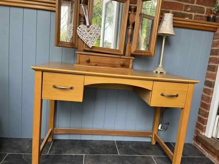 Photo of free Table Mirror and lamp (Aldwick) #2