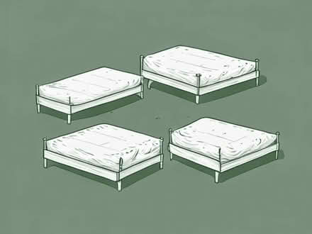 Photo of free Two single pine stowaway beds with good condition mattresses (South Fambridge SS4) #1