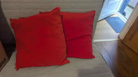 Photo of free Red sofa pillows (CR0) #1