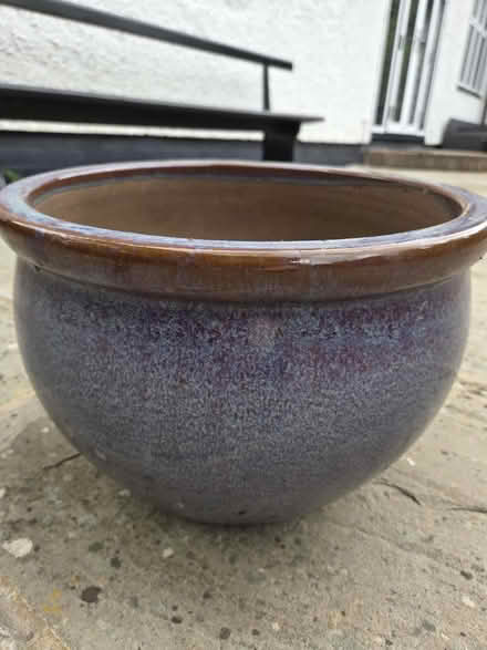 Photo of free Ceramic plant pot (Letchworth) #1