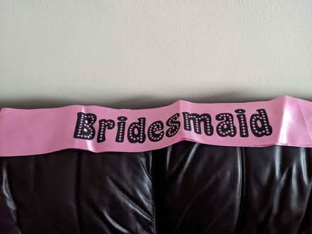 Photo of free Bridesmaid sash (Springfield SY2) #1