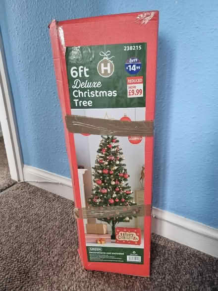 Photo of free Plastic Xmas tree (Norton Lees S8) #1