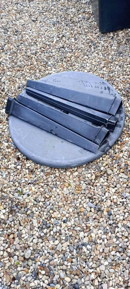 Photo of free Round plastic garden table (Lower Sheering CM21) #1
