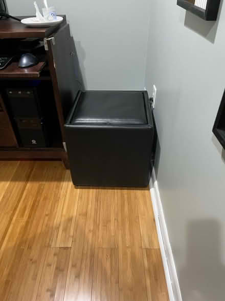 Photo of free Two storage ottomans or side tables (Mantua) #1
