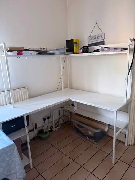 Photo of free Office table L shape (Bounds Green N13) #1