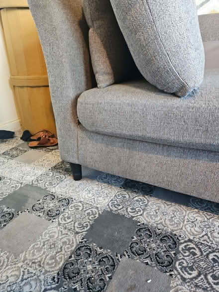 Photo of free 3 Seater Grey Sofa in Good Used Condition (Daisy Hill BD9) #3