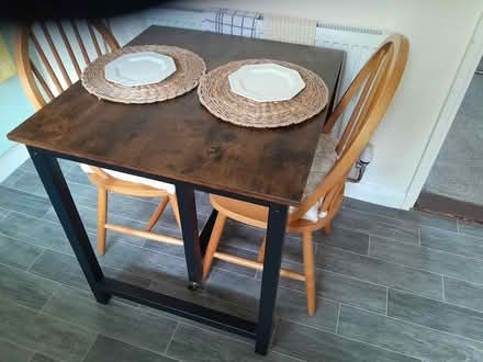 Photo of free Small kitchen table (Pinxton lime close Ng166lz) #1