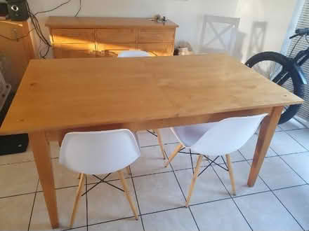 Photo of free Extending Rubberwood Table (WD25 Woodside) #1