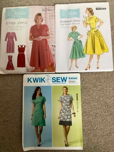 Photo of free Three dress making patterns (Central Derby DE22) #1