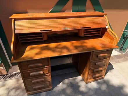 Photo of free Fancy wooden roll up desk (San Rafael) #1
