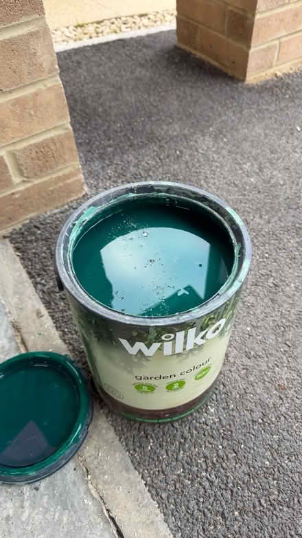 Photo of free Full tub green wilko garden paint (HD4) #2