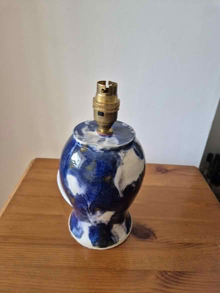Photo of free Painted ceramic table lamp (Tunbridge Wells) #1