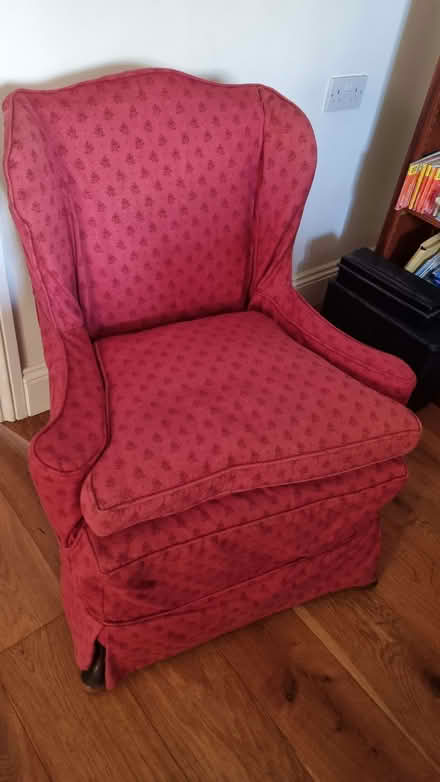 Photo of free Two seater period sofa & red chair (Kirkoswald CA10) #2