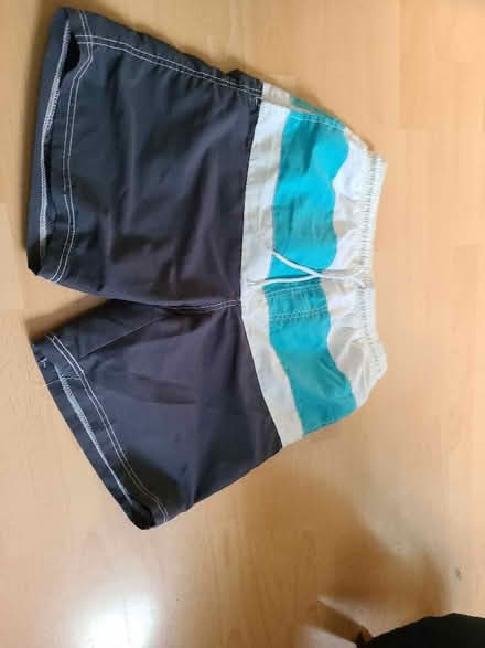 Photo of free Turquoise and white men's swimming shorts. Size medium. (Penrith CA11) #1