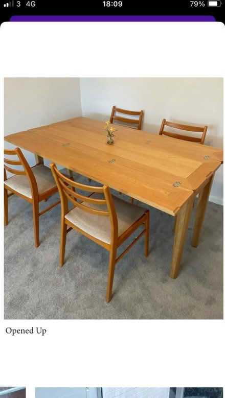 Photo of free Dining table & chairs (Wimborne BH21) #2