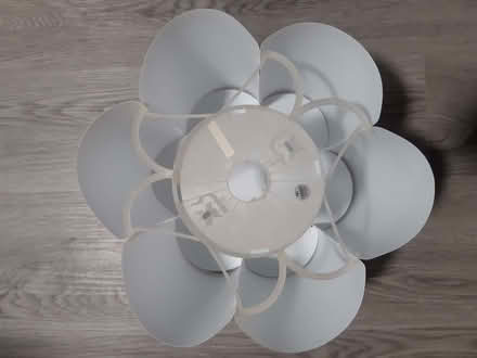 Photo of free Plastic 'flower' lamp shade, white (can be folded by hand) (Gilmerton EH17) #1