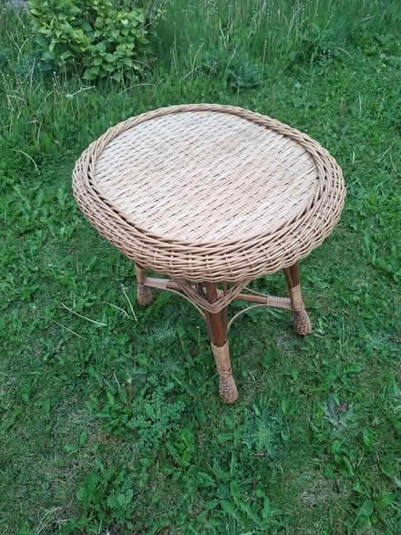 Photo of free Small Wicker Table (glenageary) #2