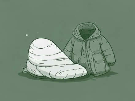 Photo of Warm sleeping bag and waterproof coat. (Alston CA9) #1