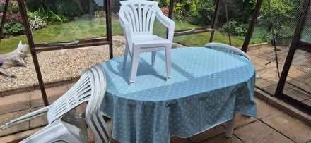 Photo of free Patio table and chairs (Humphrey's End GL5) #1