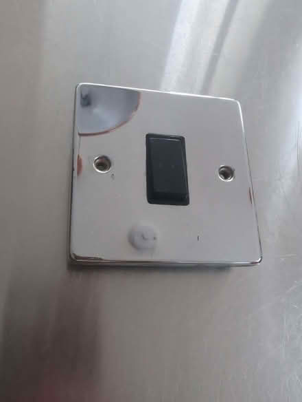Photo of free 3 Shiny chrome elecrical sockets & 1 light switch (Wimbledon SW19) #3