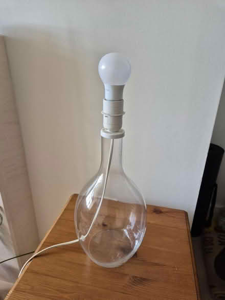 Photo of free Glass table lamp (Tunbridge Wells) #3