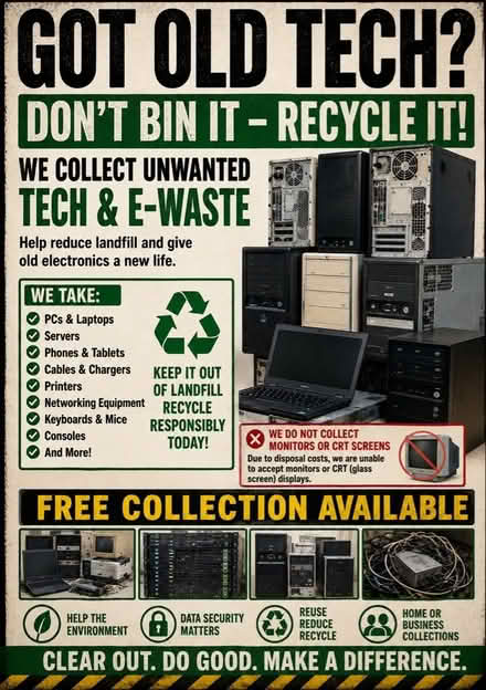 Photo of most unwanted tech the older the better (Old Basford NG6) #1
