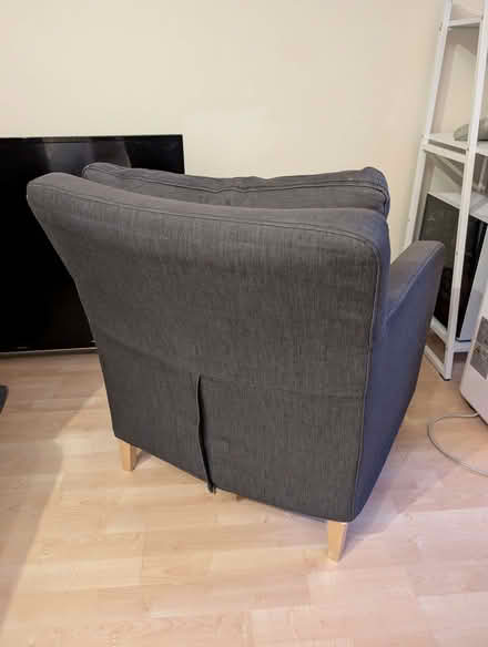 Photo of free Black IKEA armchair (Furzedown SW17) #2