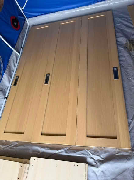 Photo of free Three Light Oak Veneer doors (Dyke Road area BN3) #1