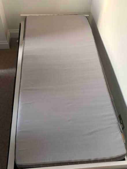 Photo of free Slatted Single Bed frame (90*200)with two under bed drawera (Hungerford Rd N7) #1