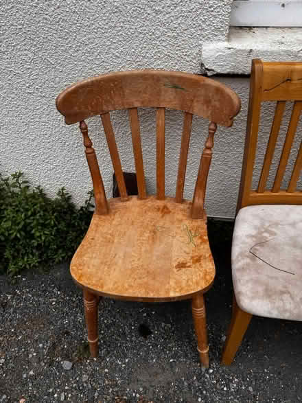 Photo of free Wooden Chairs x4 (Cheltenham/ Gloucester) #3