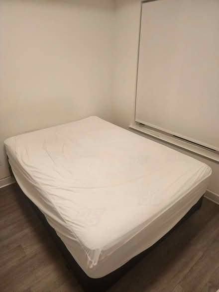 Photo of free Mattress and bed frame (Mechanicsville) #1