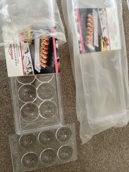 Photo of free Fridge egg holders (never used) (Kingston Upon Thames KT2) #1