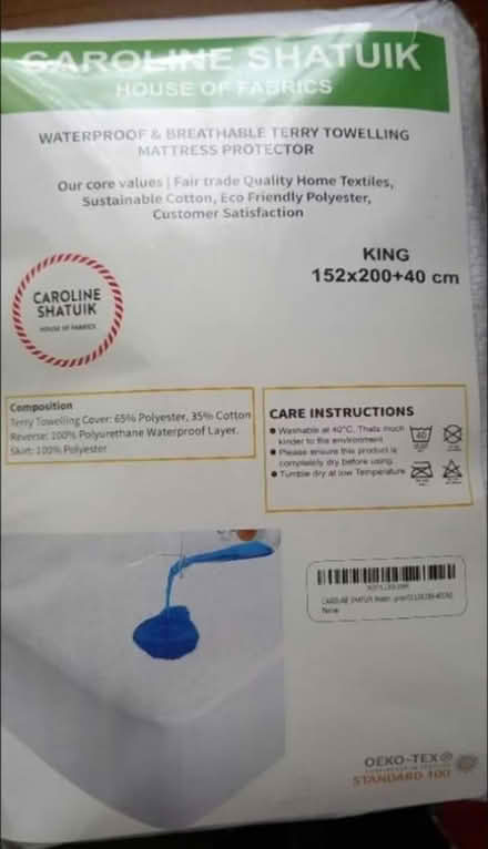Photo of free King size mattress protector (Southbourne PO10 8) #1