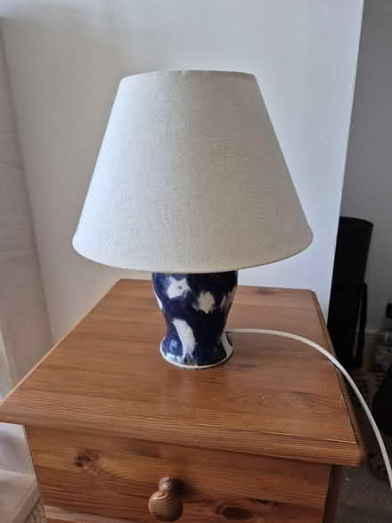 Photo of free Painted ceramic table lamp (Tunbridge Wells) #2