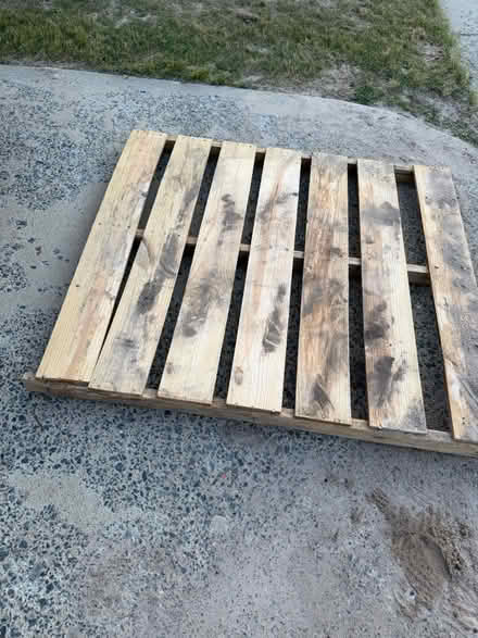 Photo of free Empty pallet and soil bag (W Cary near Green Hope High) #1