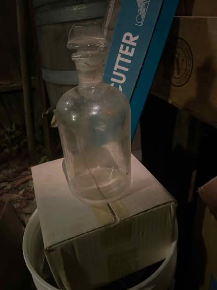 Photo of free Apothecary jar with glass stopper (North Willow Glen , San Jose) #1