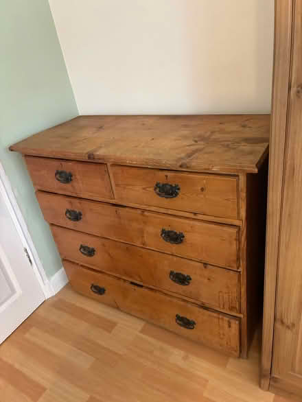 Photo of free Solid Oak Wood Dresser 106cm (kingston upon thames, KT2) #1