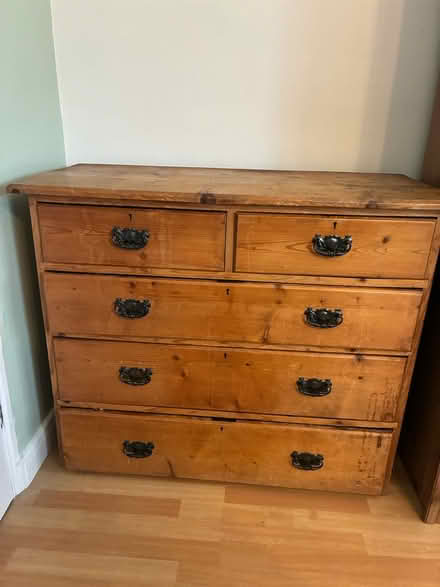 Photo of free Solid Oak Wood Dresser 106cm (kingston upon thames, KT2) #3