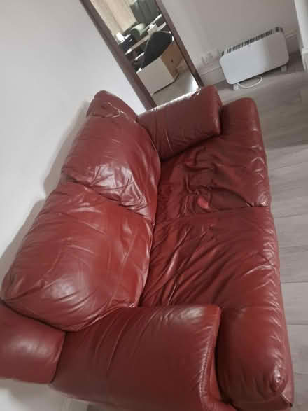 Photo of free Leather sofas (Cr7) #2