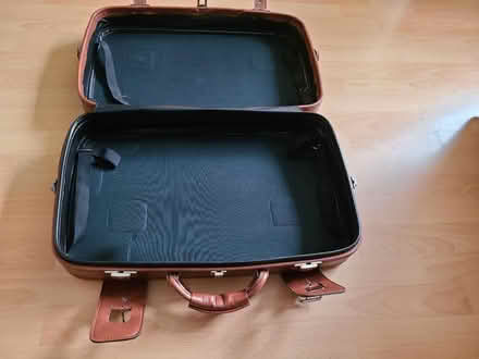 Photo of free Brown mock leather small suitcase. (Penrith CA11) #2