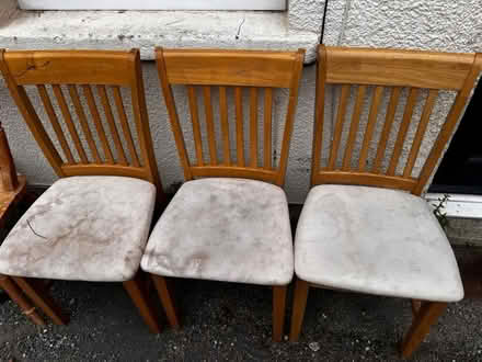 Photo of free Wooden Chairs x4 (Cheltenham/ Gloucester) #2